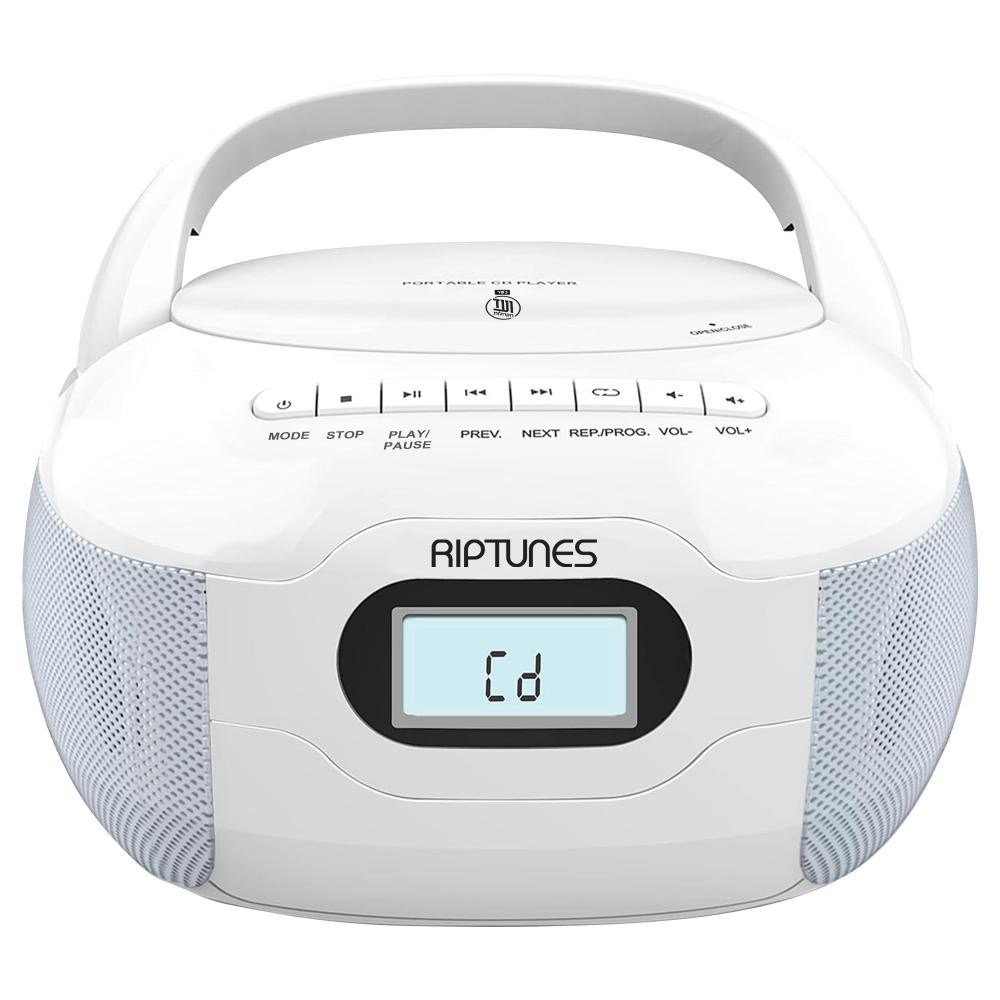 Riptunes Riptunes CD MP3 BOOMBOX with Bluetooth Aux-in USB, Phones