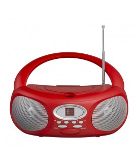 Riptunes Top Loading CD Boombox - Red