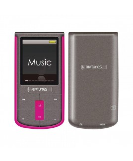 Riptunes 8GB MP3 Player with 1.8-inch LCD and microSD Card Slot, Pink